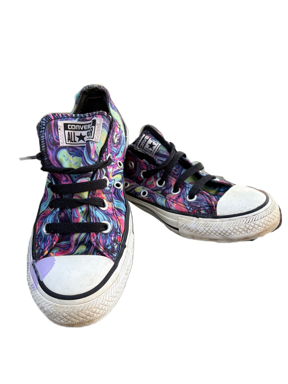 Converse Chuck Taylor All Star Psychedelic Marble Low Top Shoes Women’s 6